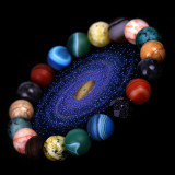 The solar system's eight stone planet bracelets universe galaxy exploration star bracelets