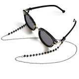 Pearl glasses chain mask lanyard thick gold plating glaze glasses rope lanyard