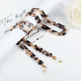 75CM Acetate Acrylic Glasses Chain Mask Hanging Chain Leopard Print Two-color Chain