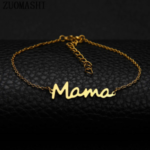 Mama Stainless Steel Letter bracelet Mother's Day Ladies Gift