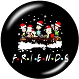 20MM  Friends  music   Print   glass  snaps buttons