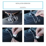 Hook Love stainless steel car backrest hook Mobile phone holder