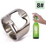 Stainless steel corkscrew ring