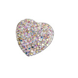 LOVE Diamond Fridge Magnet Creative Crystal Glass Magnetic Fridge Magnet Heart Shaped Fridge Magnet