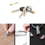 Capsule cutter Stainless steel key pendant Mini unboxing artifact