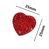 LOVE Diamond Fridge Magnet Creative Crystal Glass Magnetic Fridge Magnet Heart Shaped Fridge Magnet
