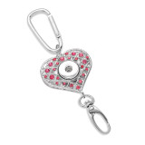 Rhinestone  Keychain Multifunctional hook Document hook Car Bag hook fit 18&20MM snap button jewelry