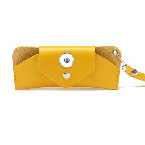 Compression-resistant sunglasses, mirror box, customized glasses bag, myopia sunglasses box bag fit 18&20mm snap buttom sanp jewelry