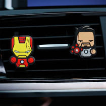 Car air outlet perfume clip creative cartoon Avengers air outlet perfume clip white air outlet fragrance