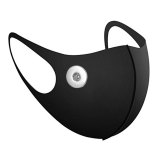 MOQ10 Fashion Face mask with one Snap buttons （on right side) changeable Mask  breathable and washable