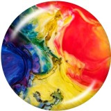 20MM  color  Love  Cat  Print   glass  snaps buttons