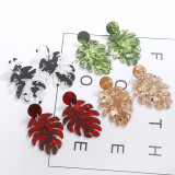 Leaf Acrylic Acetate Earrings Earrings Beach Holiday