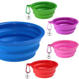 TPE Folding Silicone Pet Bowl Dog Bowl Portable Pet Supplies fit 18&20MM snap buttom snap jewelry
