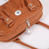 Fashion zipper handbag go out mobile phone coin purse fit 18mm snap button jewelry