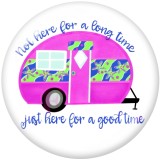 20MM  words   Car   Print   glass  snaps buttons