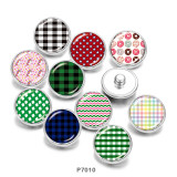20MM  color  pattern   Print   glass  snaps buttons