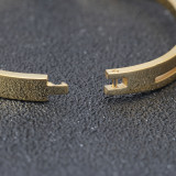 Women's gold stainless steel love bracelet