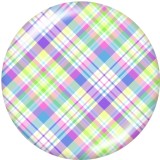 20MM   Pattern   Print   glass  snaps buttons