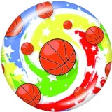 20MM   Volleyball   Basketball   Print   glass  snaps buttons