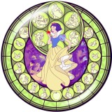 20MM  Cartoon   princess    Print   glass  snaps buttons