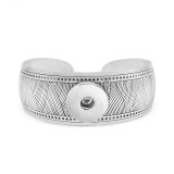 1 buttons snap Ancient silver bracelet fit snaps jewelry