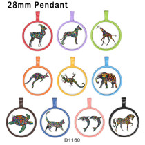 10pcs/lot  Cat  Elephant  Horse  glass picture printing products of various sizes  Fridge magnet cabochon