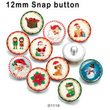 10pcs/lot  Christmas   glass picture printing products of various sizes  Fridge magnet cabochon