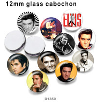 10pcs/lot  Famous  music  glass picture printing products of various sizes  Fridge magnet cabochon