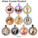 10pcs/lot   Famous  stars  glass picture printing products of various sizes  Fridge magnet cabochon