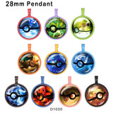 10pcs/lot  Pets   Elves  glass picture printing products of various sizes  Fridge magnet cabochon