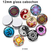 10pcs/lot  faith Tai Chi glass picture printing products of various sizes  Fridge magnet cabochon