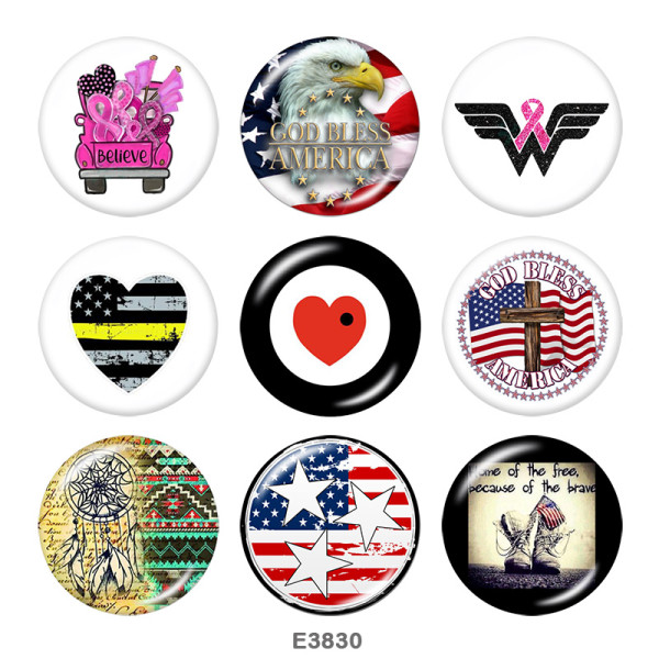 Painted metal Painted metal 20mm snap buttons  snap buttons  Love  Dreamcatcher  Car  Print
