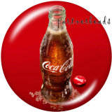 Painted metal Painted metal 20mm snap buttons  snap buttons  Coca Cola  Print