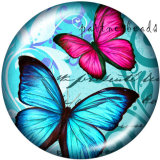 Painted metal Painted metal 20mm snap buttons  snap buttons  Butterfly  Owl  Print