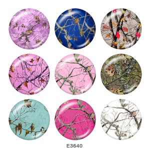 Painted metal Painted metal 20mm snap buttons  snap buttons  Color  bird  Print