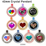 10pcs/lot   love  glass picture printing products of various sizes  Fridge magnet cabochon