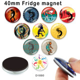 10pcs/lot  Birthstone  glass picture printing products of various sizes  Fridge magnet cabochon
