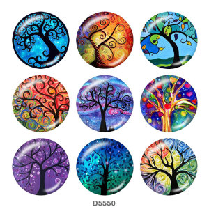 Painted metal Painted metal 20mm snap buttons  snap buttons   Tree   Print