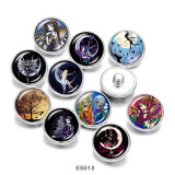 Painted metal Painted metal 20mm snap buttons  snap buttons   Elves  Print
