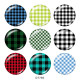 Painted metal 20mm snap buttons   Pattern   Print