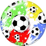 Painted metal 20mm snap buttons   Volleyball   Basketball   Print