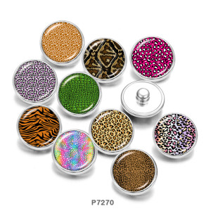 Painted metal 20mm snap buttons   Pattern   Print