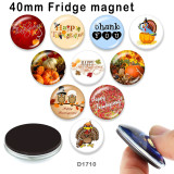 10pcs/lot  Thanksgiving   glass picture printing products of various sizes  Fridge magnet cabochon