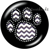 Painted metal Painted metal 20mm snap buttons  snap buttons  Pattern  Love  Print
