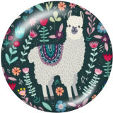 Painted metal 20mm snap buttons   Alpaca   Print