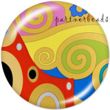 Painted metal Painted metal 20mm snap buttons  snap buttons  Love  pattern  Print