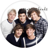 Painted metal Painted metal 20mm snap buttons  snap buttons  Famous music  Print