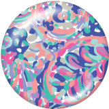 Painted metal 20mm snap buttons   pattern  Print