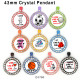 10pcs/lot Ribbon Volleyball   glass picture printing products of various sizes  Fridge magnet cabochon