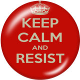Painted metal Painted metal 20mm snap buttons  snap buttons  Keep  Calm   Print
